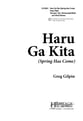 Haru Ga Kita Two-Part choral sheet music cover